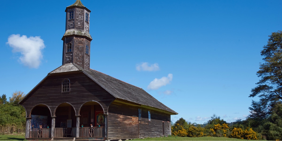 église de Chiloé, classée patrimoine de l'huimanité par l'Unesco, voyage chili