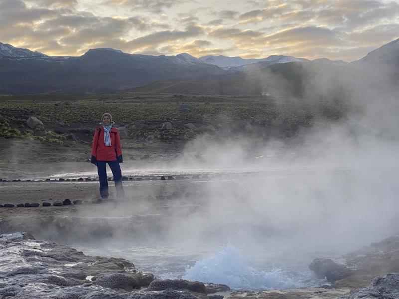 Anne, Geysers del Tatio, Chili
